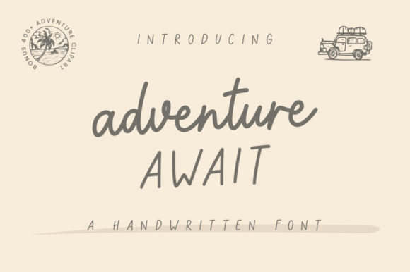 Adventure Await Font for Creative Projects