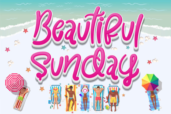 Beautiful Sunday Font for Editorial Design