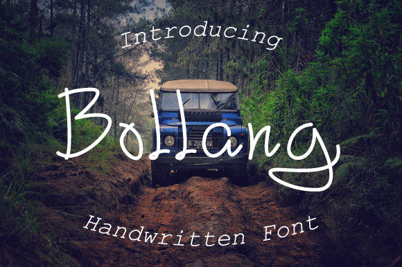 Bollang: A Handwritten Font for Creative Marketing
