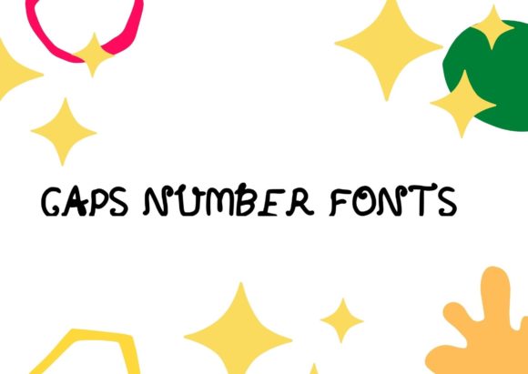 Caps Number: A Font for Business Style