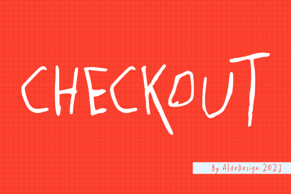 Checkout: A Handwritten Font for Real Campaigns