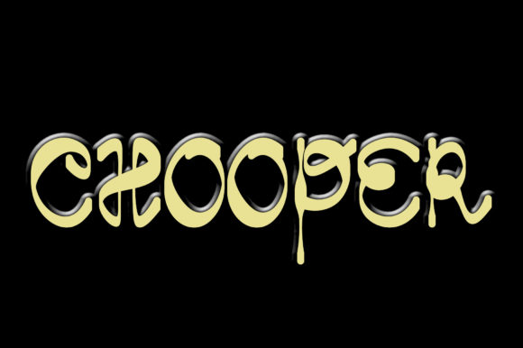 Chooper: A Whimsical Web Font