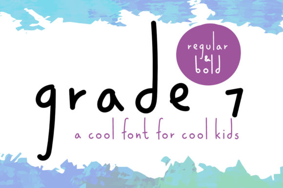 Grade 7: A Script Font for Real Projects
