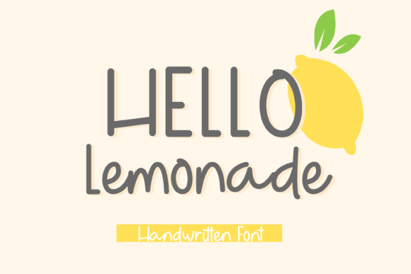 Hello Lemonade Font Review
