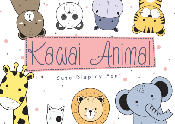 Kawai Animal Font for Business