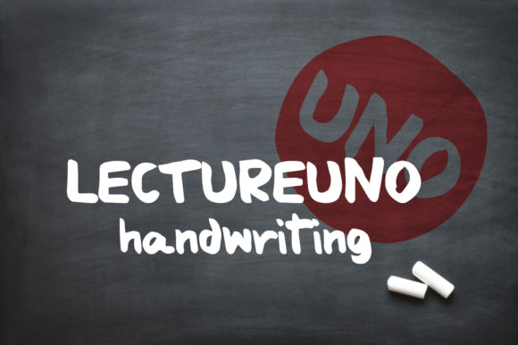 Lectureuno: A Handwritten Font for Business