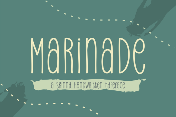 Marinade: A Handwritten Font for Real Campaigns