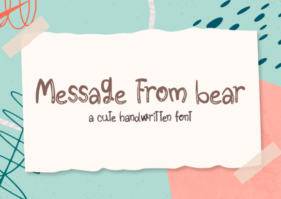 Message from Bear Font Review