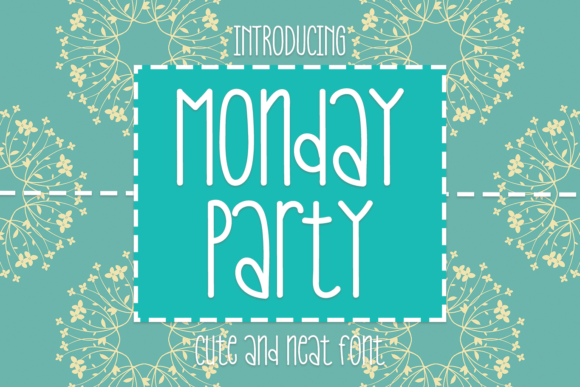 Monday Party Font for Business Branding