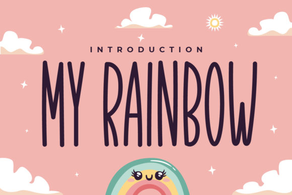 My Rainbow Font: A Creative Touch for Designers