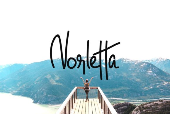 Norletta: A Handwritten Font for Creative Makers