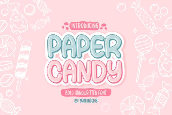 Paper Candy: A Handwritten Font for Creative Projects