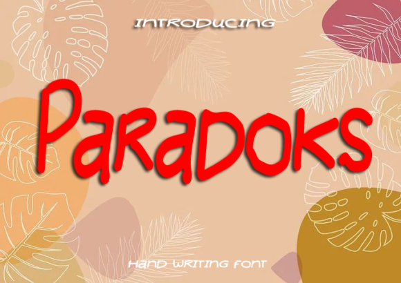 Paradoks: A Font That Adds Personality