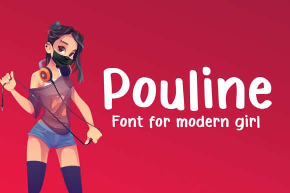 Pouline: A Handwritten Font for Creative Projects