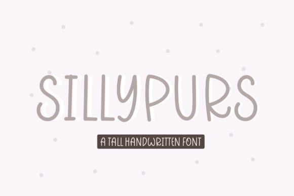 Sillypurs: Handwritten Font for Web Design