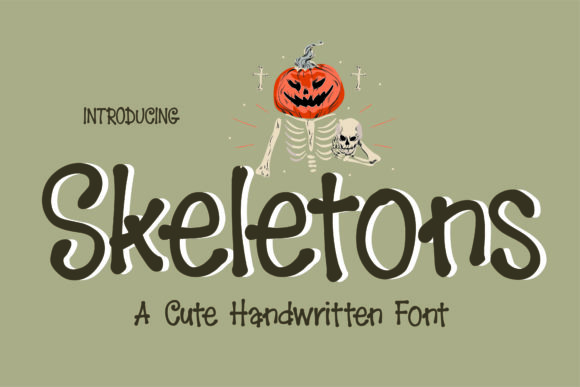 Skeletons Font: Quirky Script for Web Design