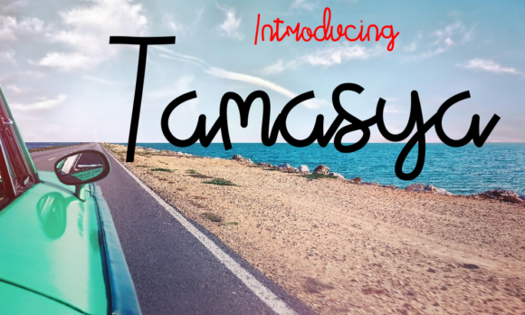 Tamasya: A Handwritten Font for Web Design