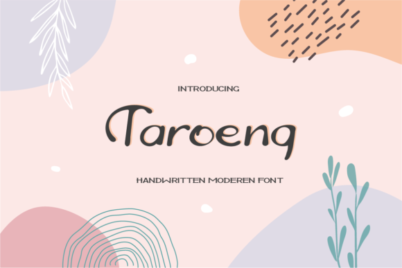 Taroeng: A Handwritten Font for Creative Campaigns