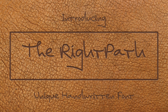 The RightPath Font for Editorial Design